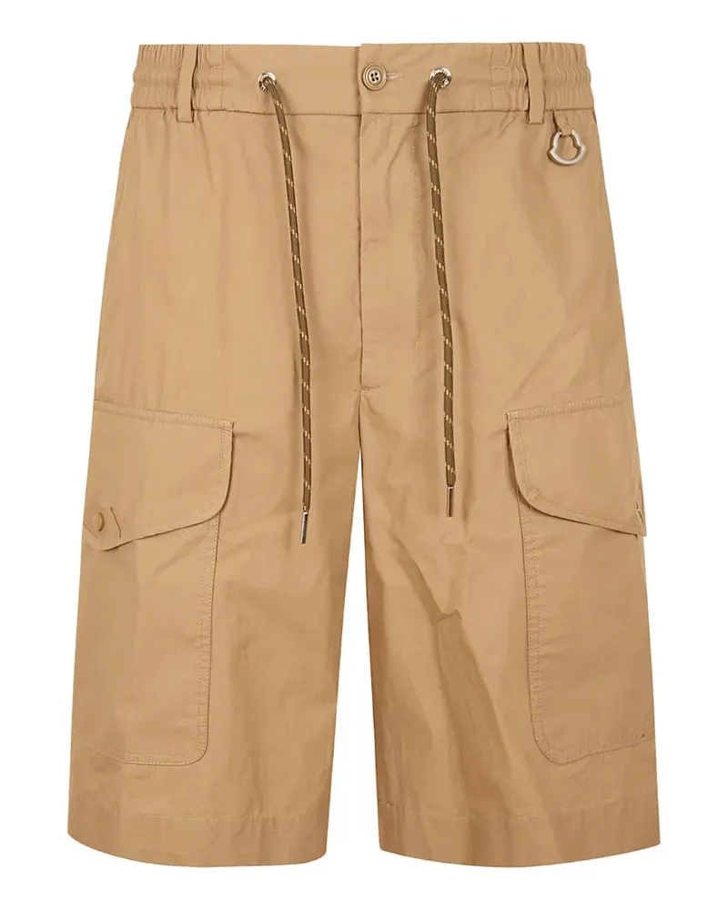 Moncler logo-patch cargo shorts - Nude Nude