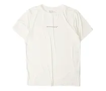 T-Shirt mit Logo-Print - Weiß