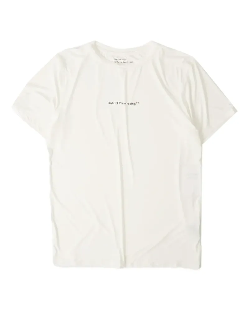 District Vision T-Shirt mit Logo-Print - Weiß Weiß
