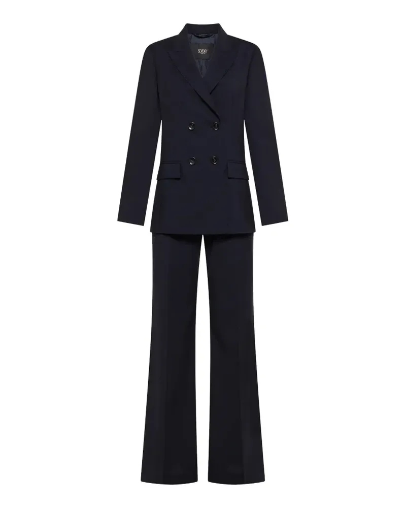Seventy double-breasted trousers suit - Blau Blau