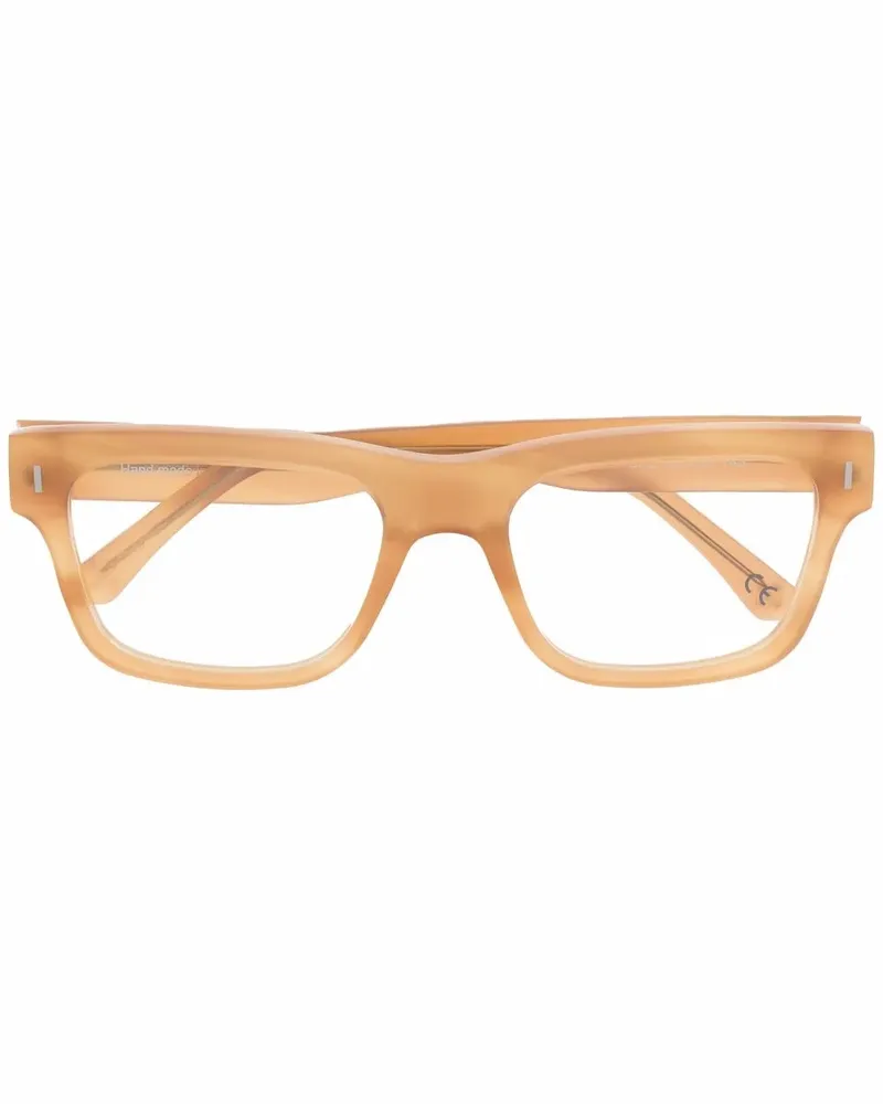 RETROSUPERFUTURE Brille mit eckigem Gestell - Gelb Gelb