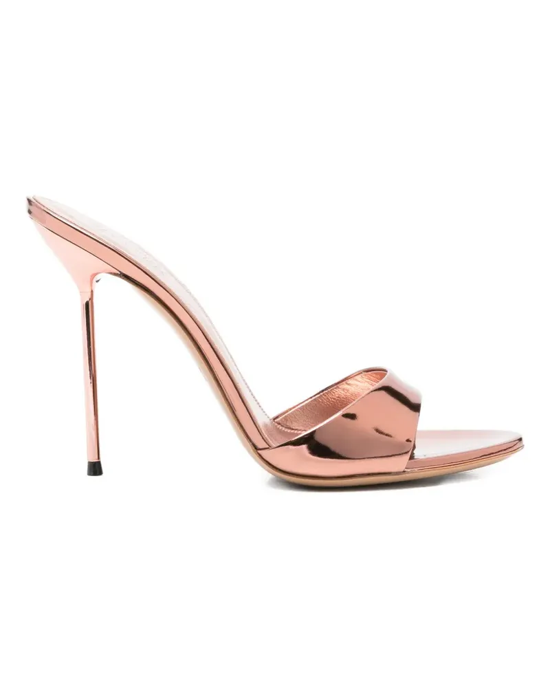 Paris Texas Lidia metallic-finish sandals - Braun Braun