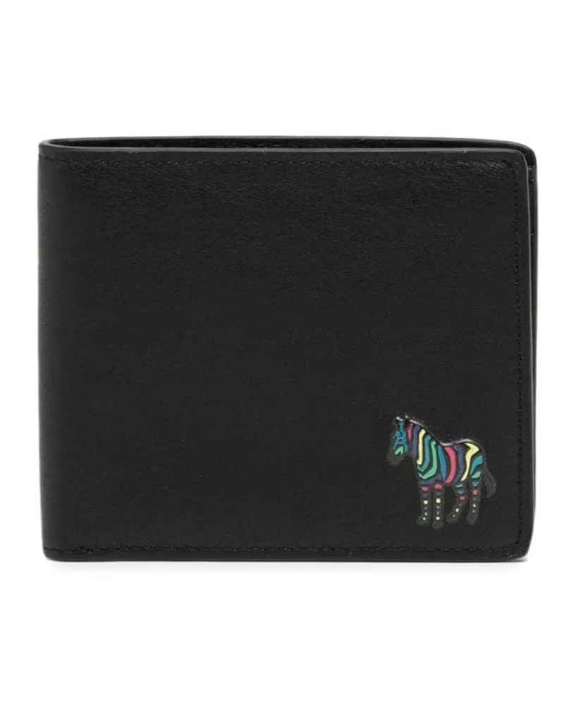 Paul Smith Portemonnaie mit Zebra-Patch Schwarz