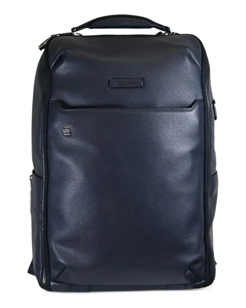 Piquadro zip backpack - Blau Blau