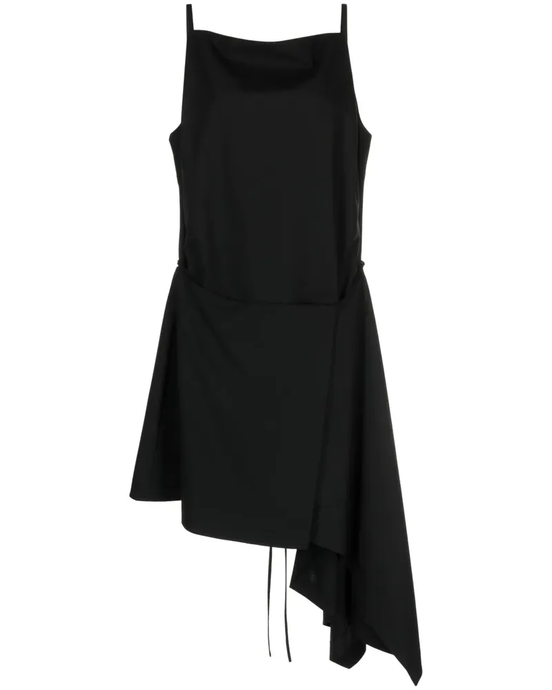 JUUN.J Ärmelloses Minikleid mit asymmetrischem Saum - Schwarz Schwarz