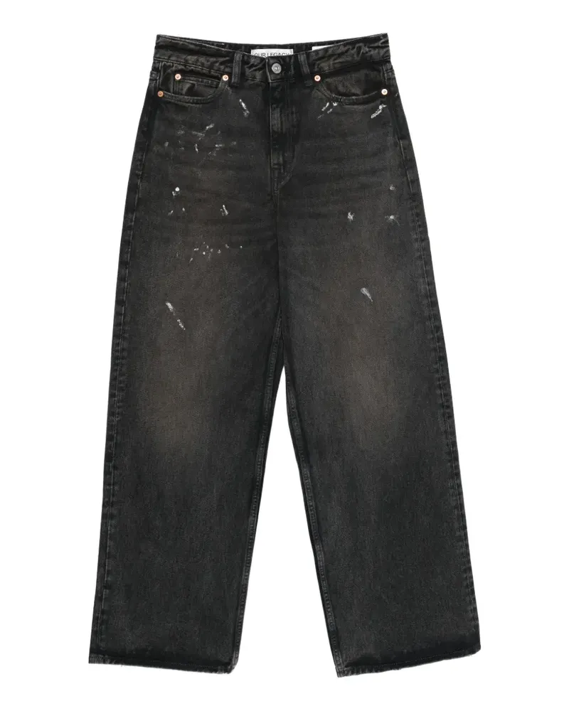 Our Legacy Full Cut Jeans - Schwarz Schwarz