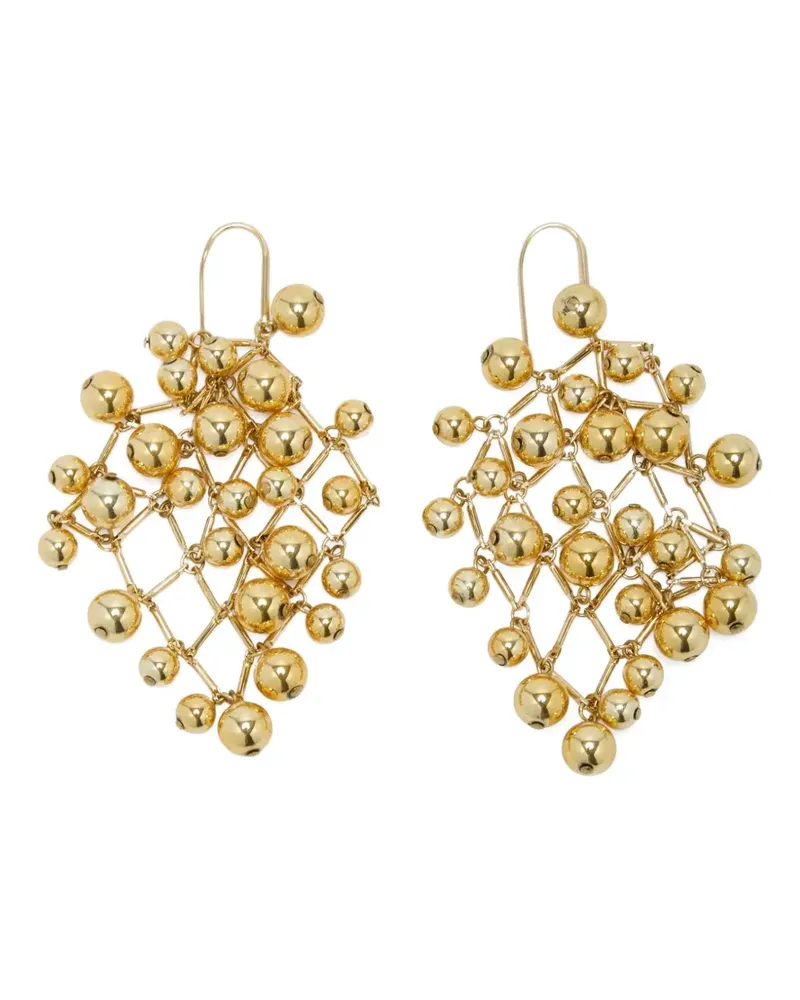 Isabel Marant Cascade Ohrringe mit Perlen - Gold Gold