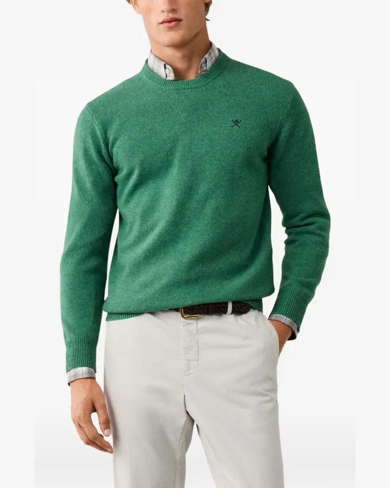 Hackett Pullover mit Rundhalsausschnitt - Grün Grün