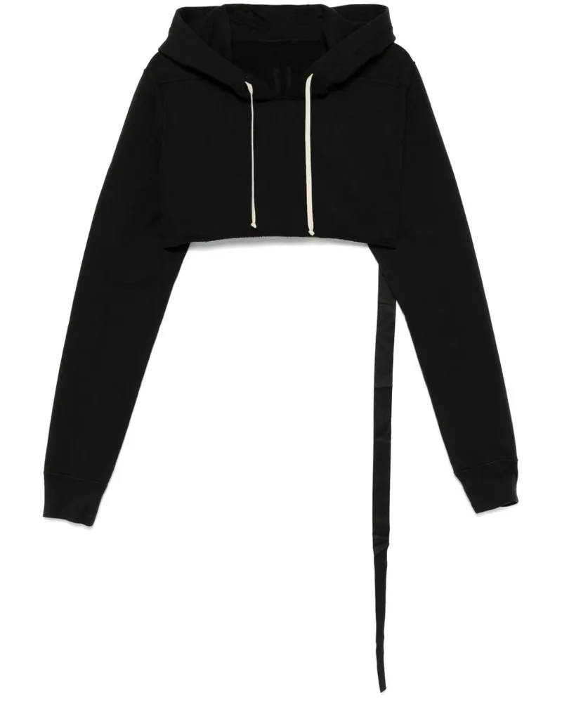 DRKSHDW by Rick Owens Cropped-Hoodie - Schwarz Schwarz