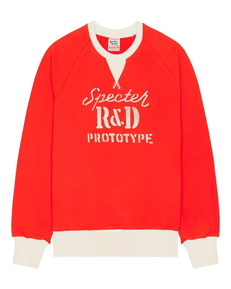 Deus Ex Machina x Specter R&D Crew sweatshirt - Rot Rot