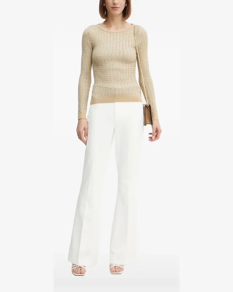 Guess Pullover mit Zopfmuster - Nude Nude