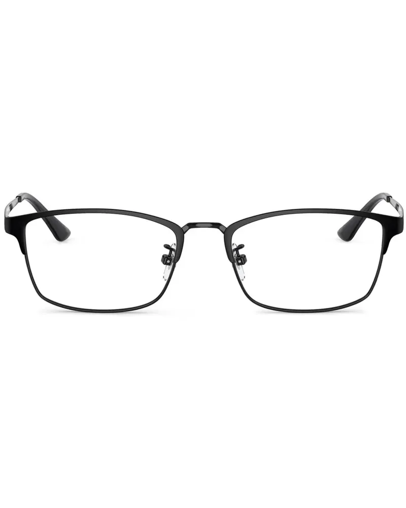 Ray Ban Brille mit eckigem Gestell - Schwarz Schwarz