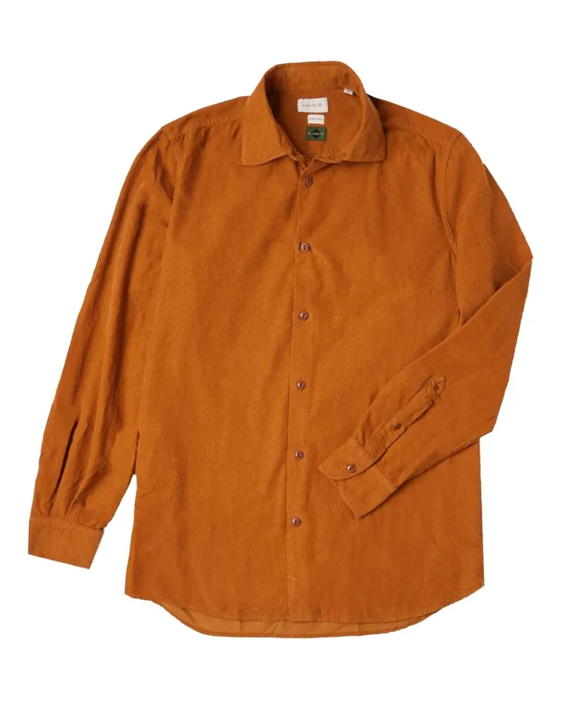 Glanshirt corduroy shirt - Orange Orange