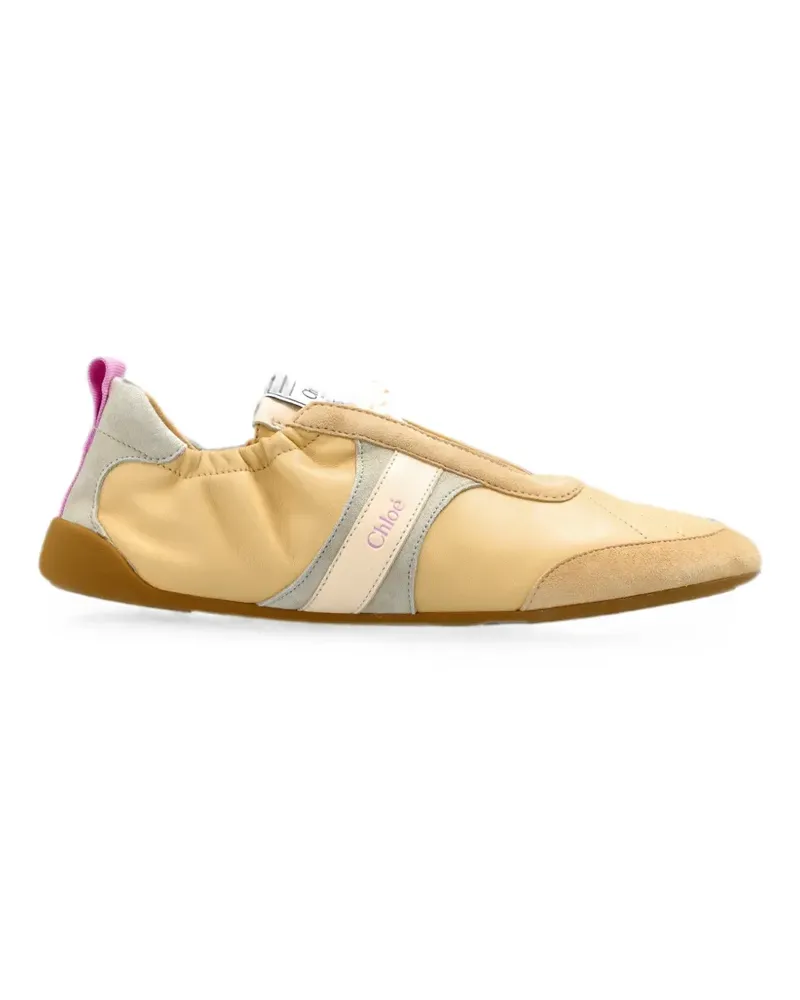 Chloé Kick Sneakers mit Einsätzen - Nude Nude