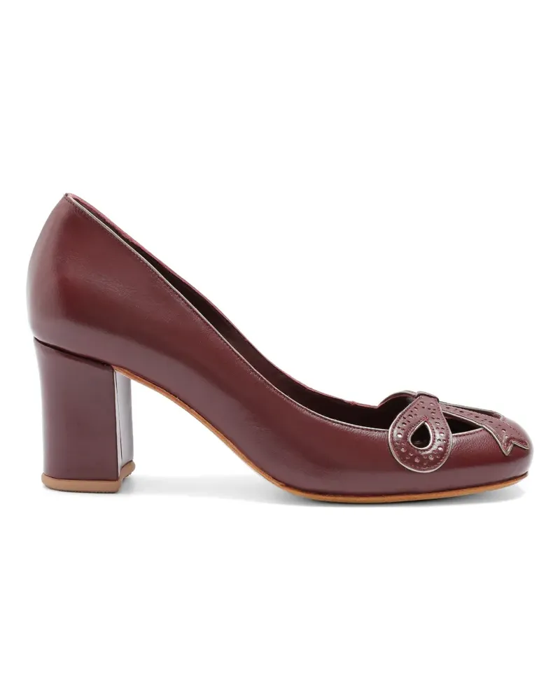 Sarah Chofakian Audrey pumps - Rot Rot