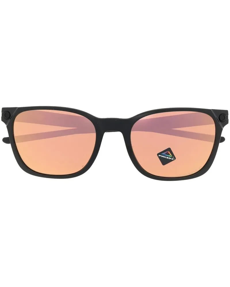 Oakley Sonnenbrille mit breitem Gestell - Schwarz Schwarz