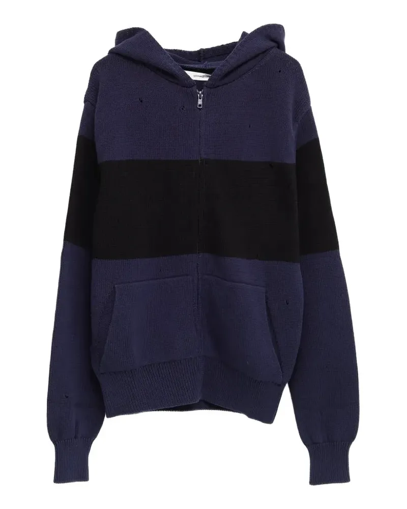 GIMAGUAS Gestreifter Capitan Hoodie - Blau Blau
