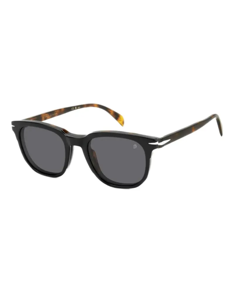 EYEWEAR by DAVID BECKHAM Eckige Brille in Schildpattoptik - Braun Braun