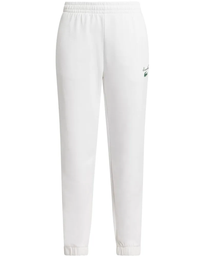 Lacoste Jogginghose mit Logo - Weiß Weiß