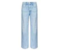 Hose mit Stretcheinsatz - Blau