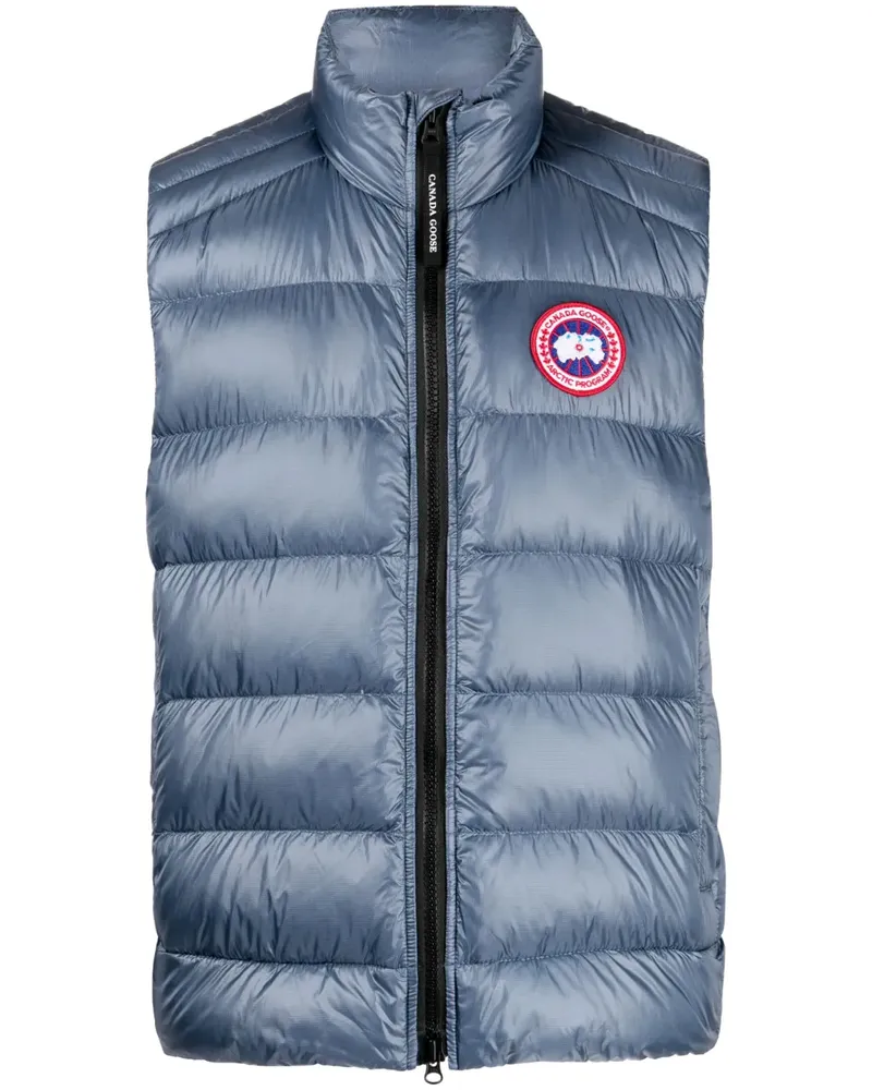Canada Goose Crofton Weste mit Logo-Applikation - Blau Blau