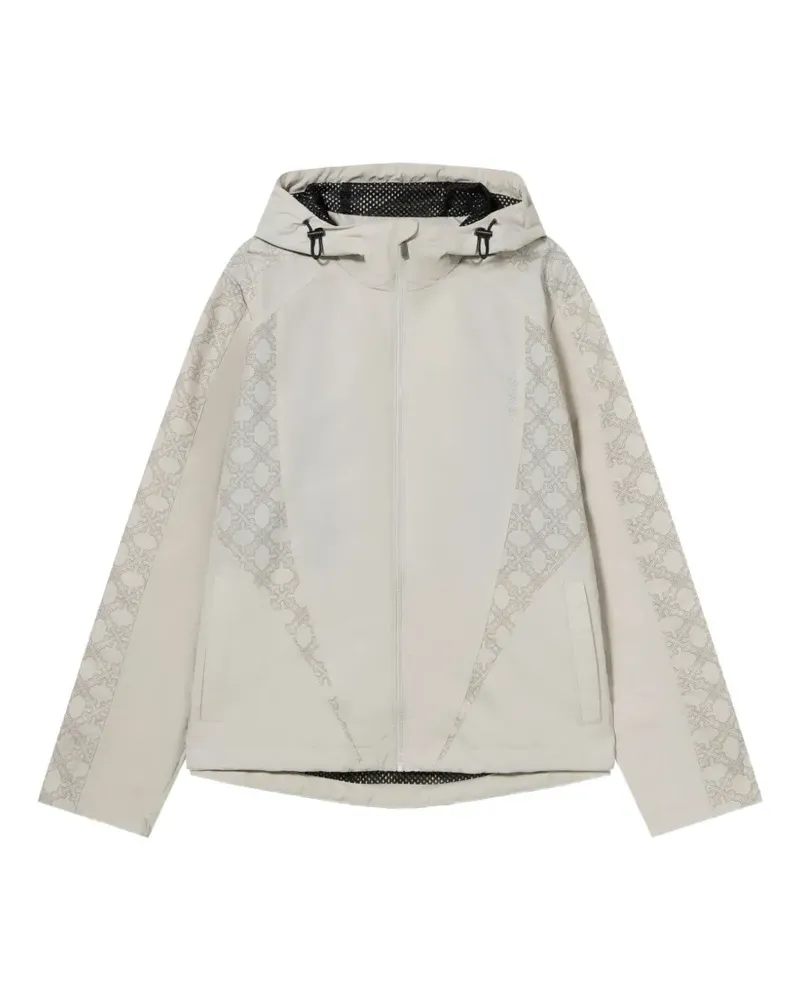 OFF-WHITE Off Line racing windbreaker - Nude Nude