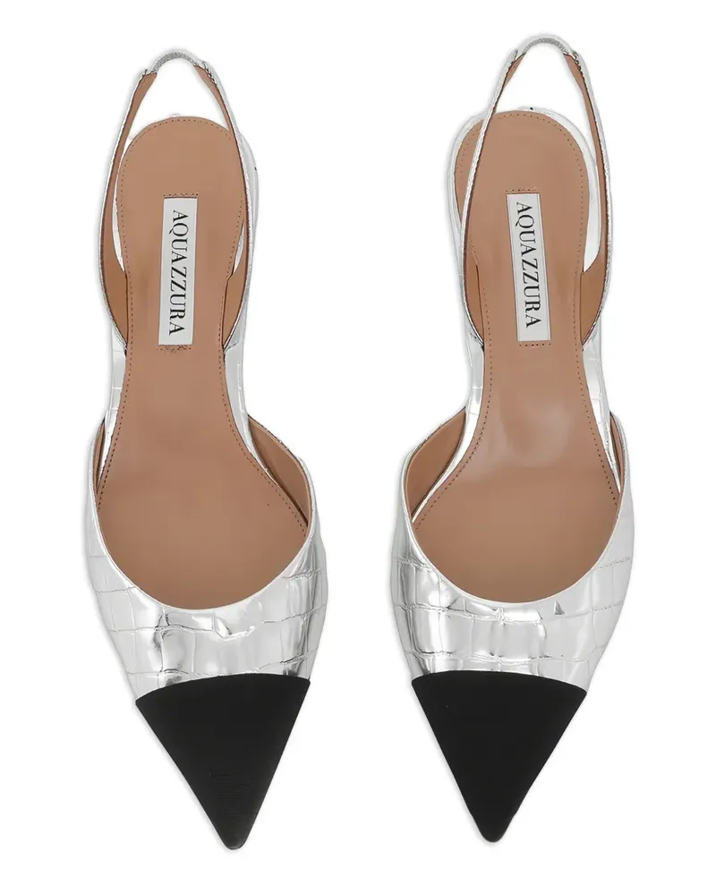 Aquazzura Pumps mit spitzer Kappe - Silber Silber
