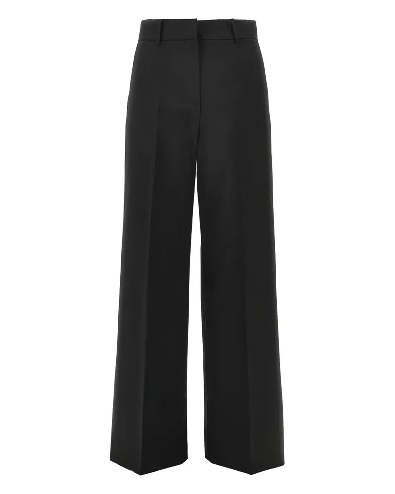 Max Mara high waisted wool trousers - Schwarz Schwarz