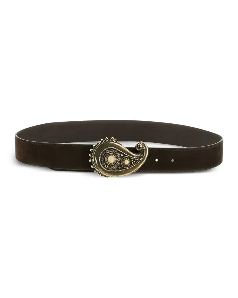 Orciani leather belt - Braun Braun