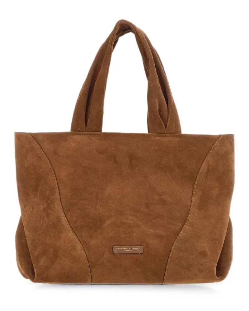Gianni Chiarini Suria suede shoulder bag - Braun Braun