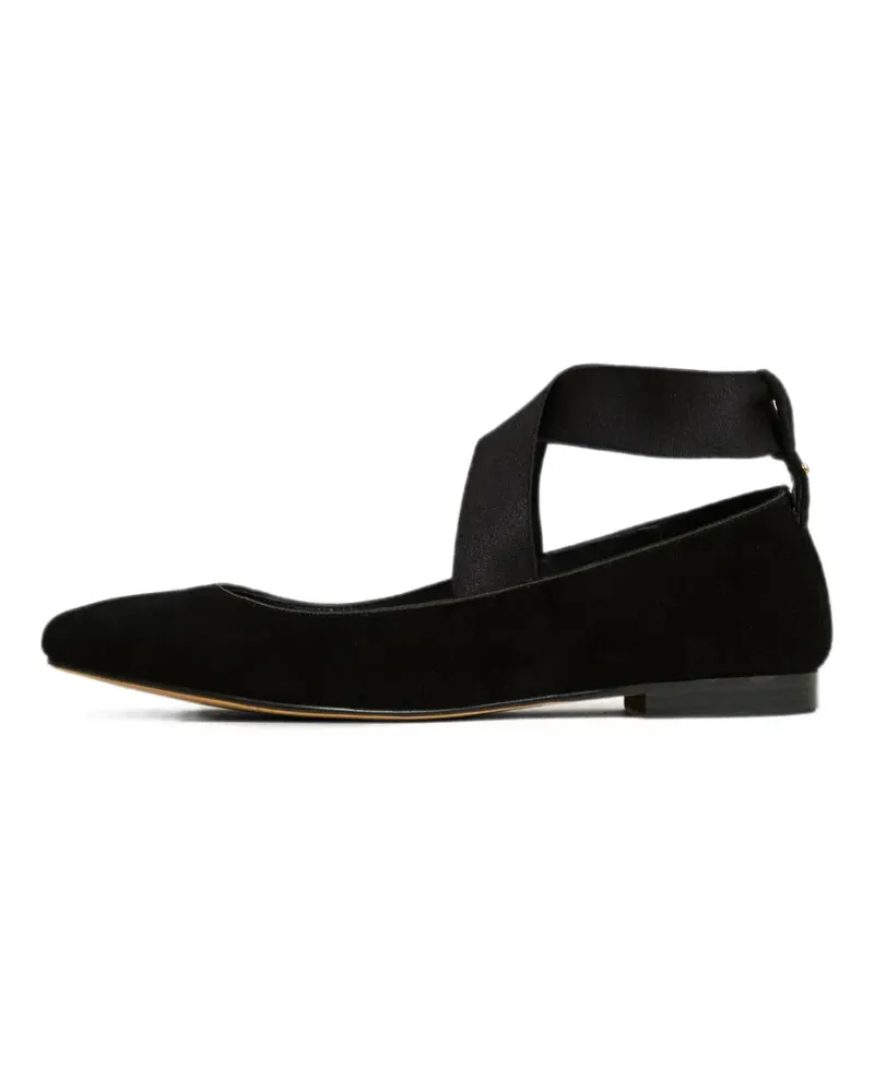 Twin-Set suede ballet flats - Schwarz Schwarz