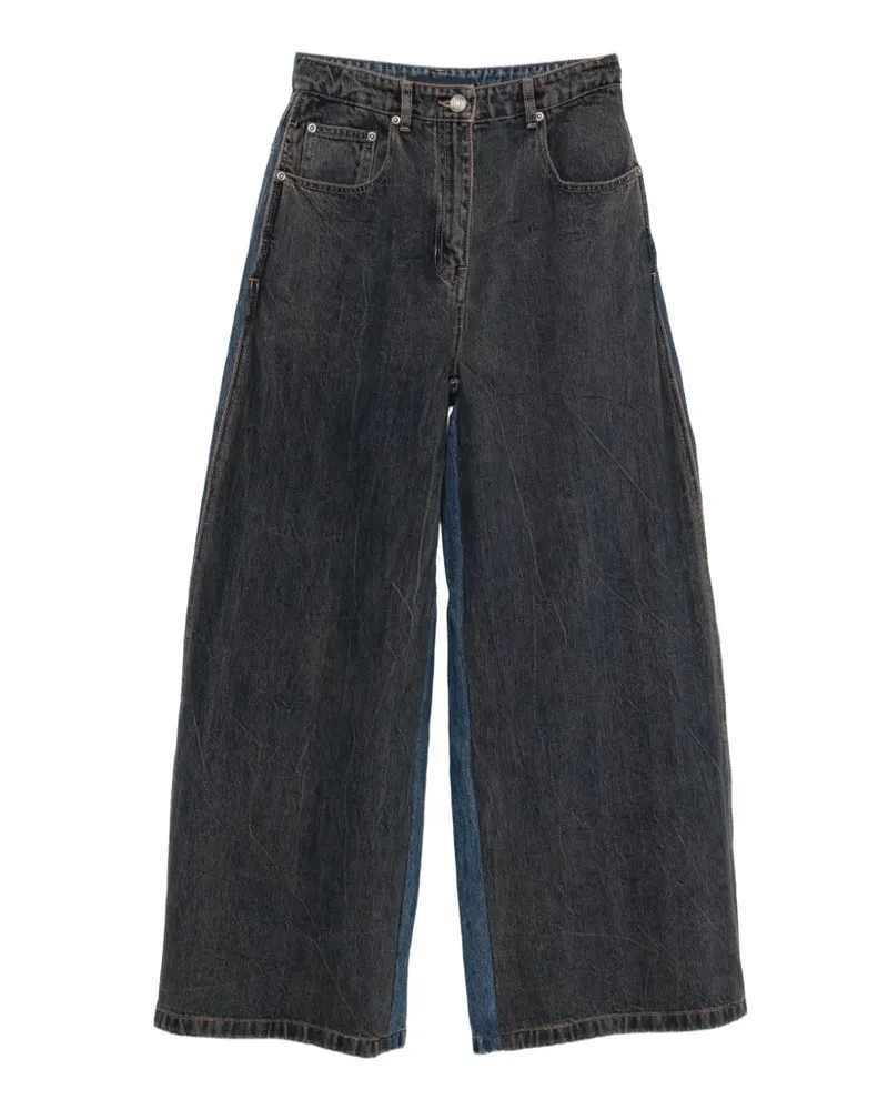 JUUN.J panelled wide-leg jeans - Grau Grau