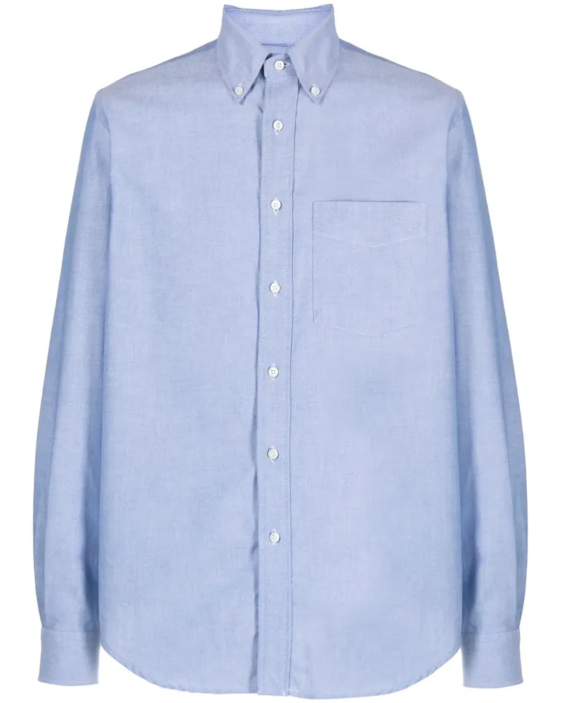 ASPESI Hemd mit Button-down-Kragen - Blau Blau