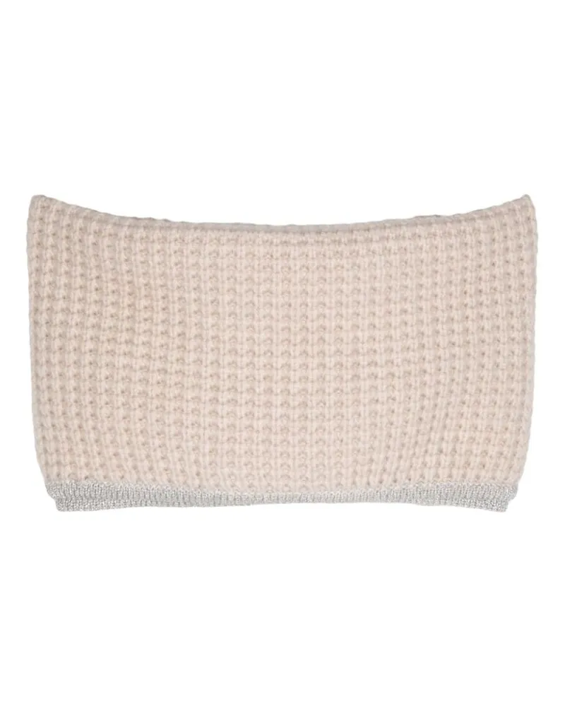 N.Peal Waffle Stitch Schal - Nude Nude