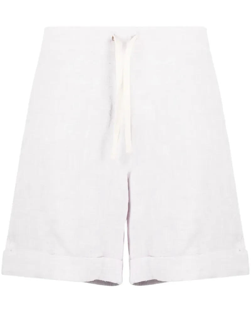 Marané Shorts aus Leinen mit Kordelzug - Violett Violett