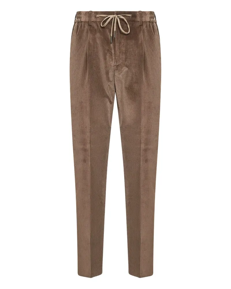 Tagliatore elasticated drawstring-waist trousers - Braun Braun