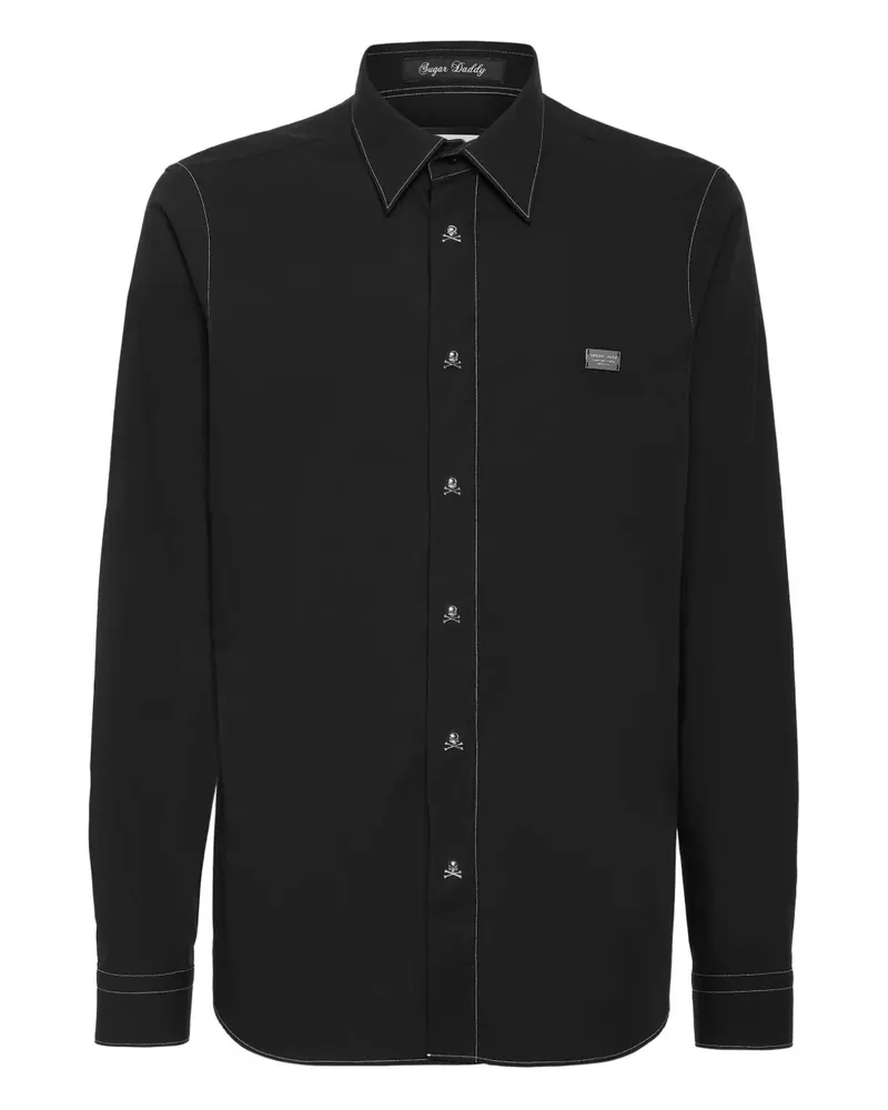 Philipp Plein Sugar Daddy Hemd - Schwarz Schwarz