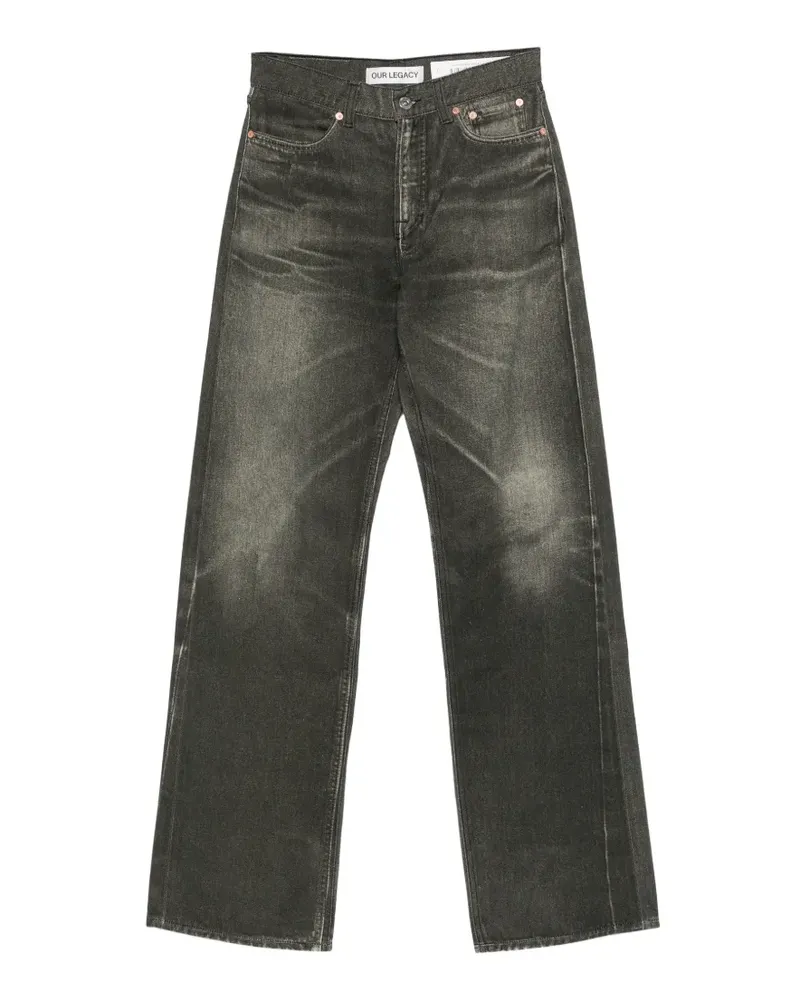 Our Legacy Straight-Leg-Jeans im Wata-Schliff - Grau Grau