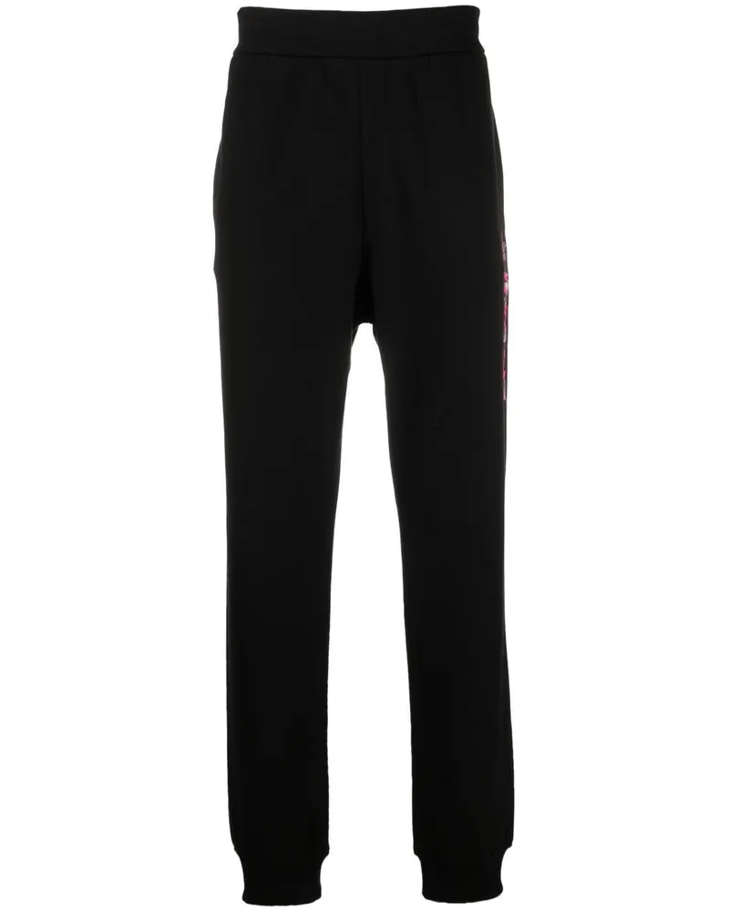 Versace Jogginghose mit Logo-Print - Schwarz Schwarz