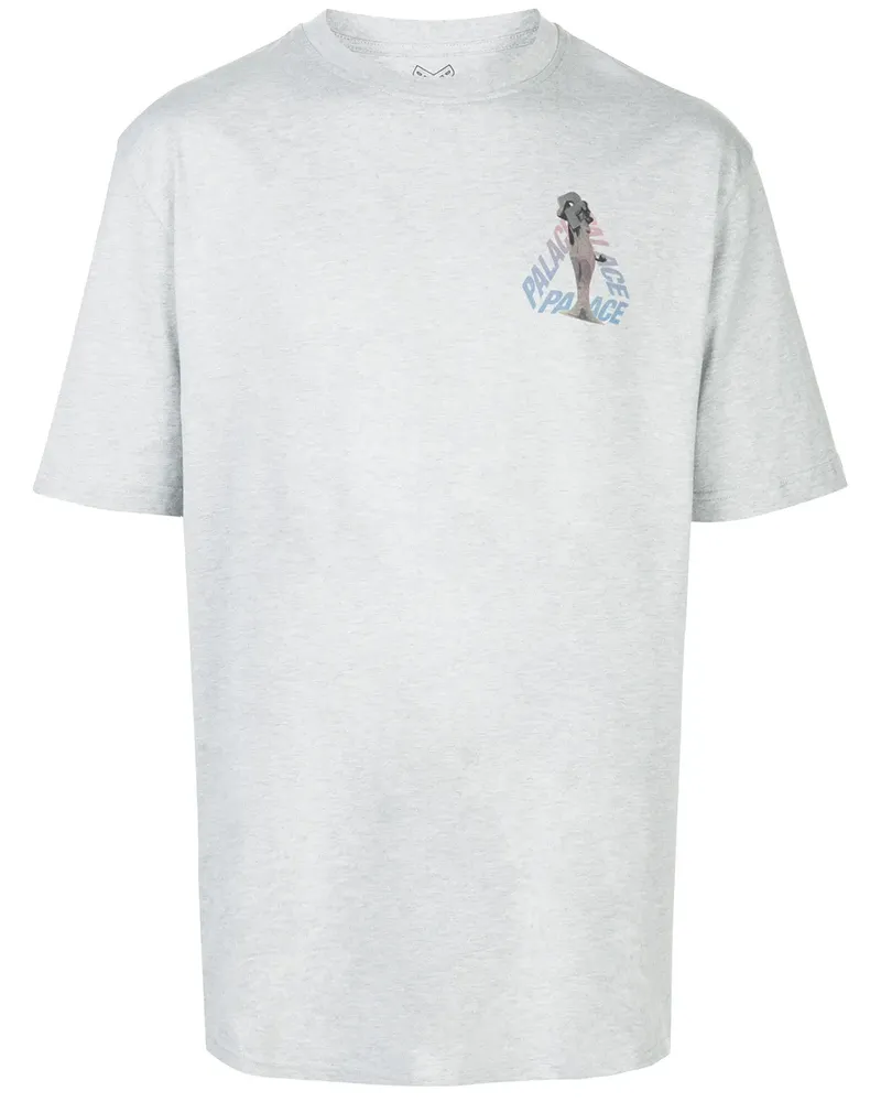 PALACE T-Shirt mit grafischem Print - Grau Grau