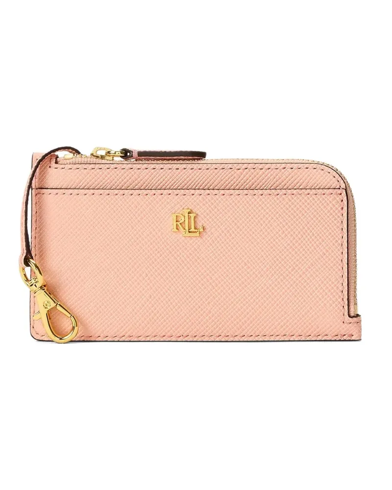 Ralph Lauren logo-plaque leather wallet - Rosa Rosa