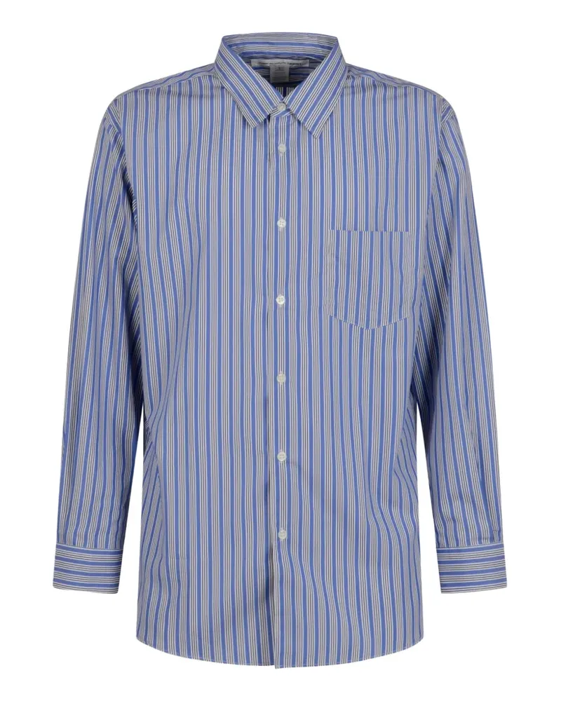 Comme des Garçons striped shirt - Blau Blau