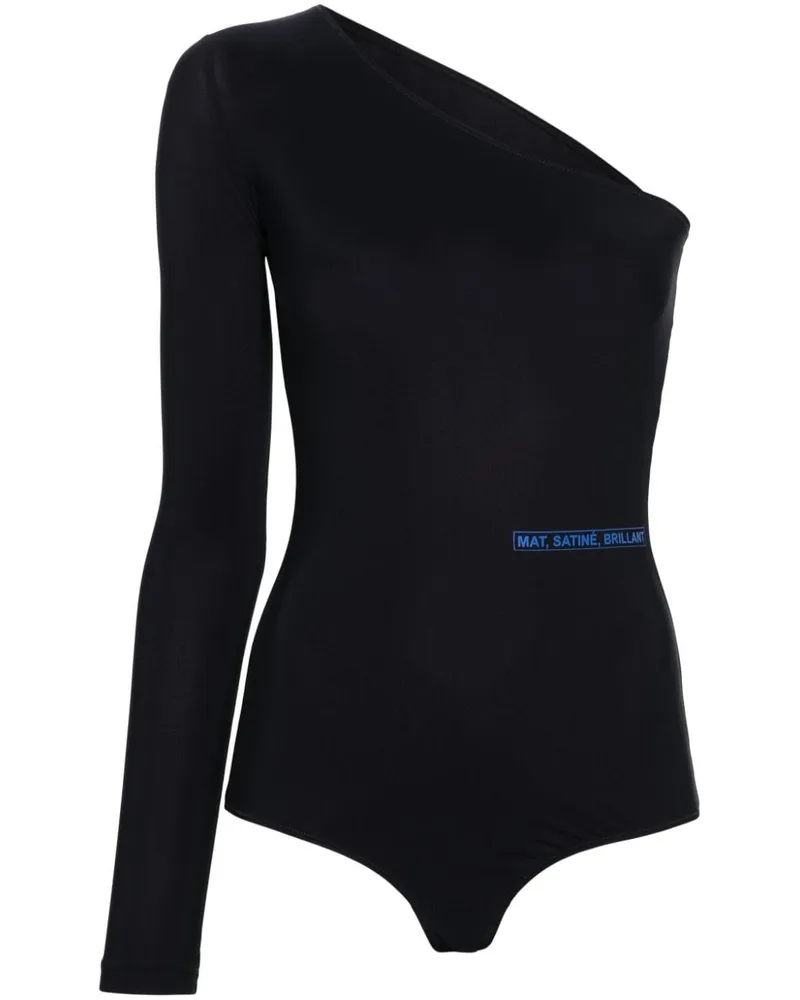 Maison Margiela Asymmetrischer Body Schwarz