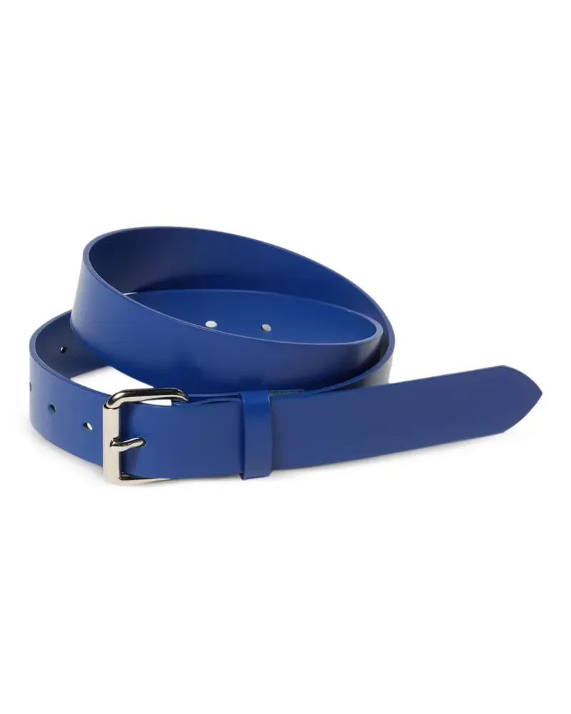 AURALEE Schnallengürtel aus Leder - Blau Blau