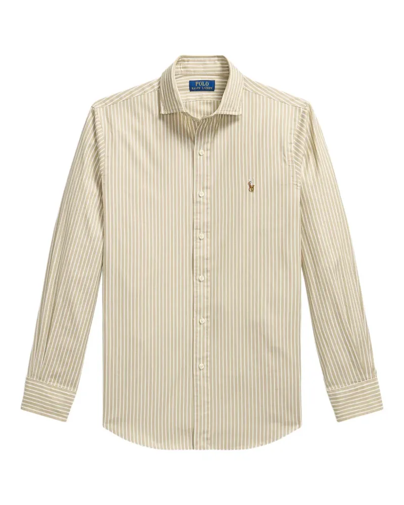 Ralph Lauren striped embroidered shirt - Nude Nude