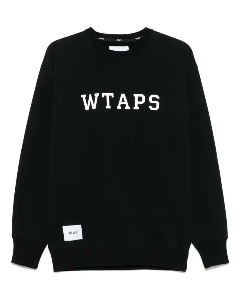 WTAPS Academy Logo Sweatshirt - Schwarz Schwarz