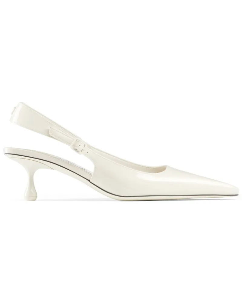 Jimmy Choo Amel Pumps 50mm - Weiß Weiß