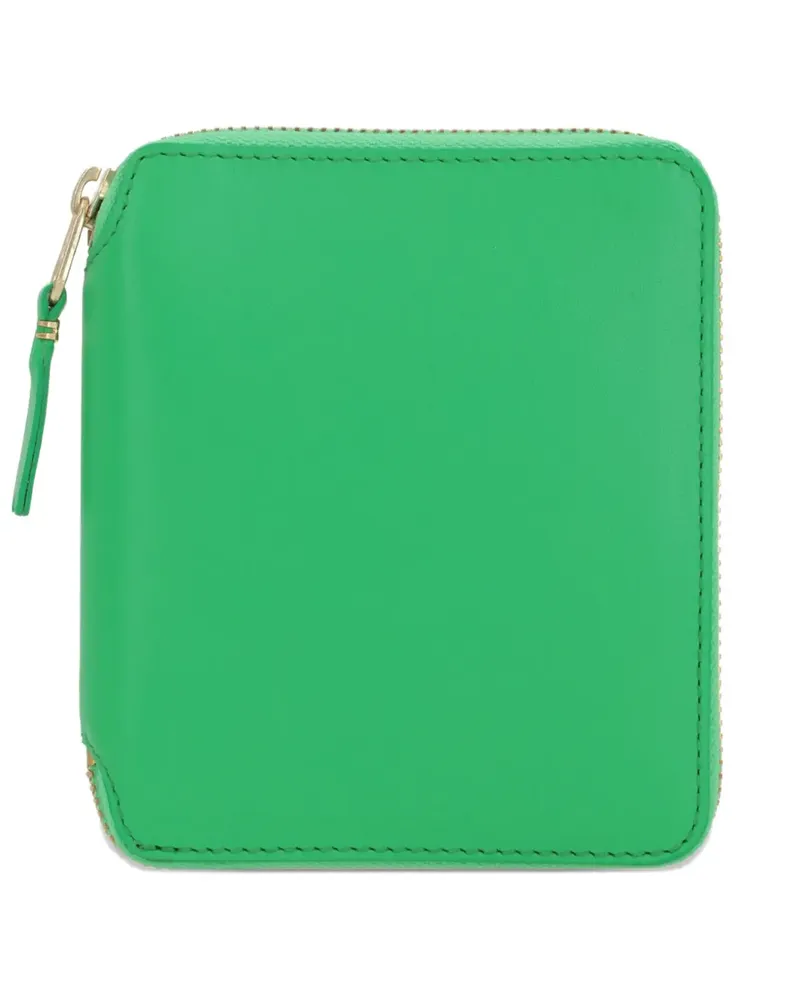 Comme des Garçons zip-fastening leather wallet - Grün Grün