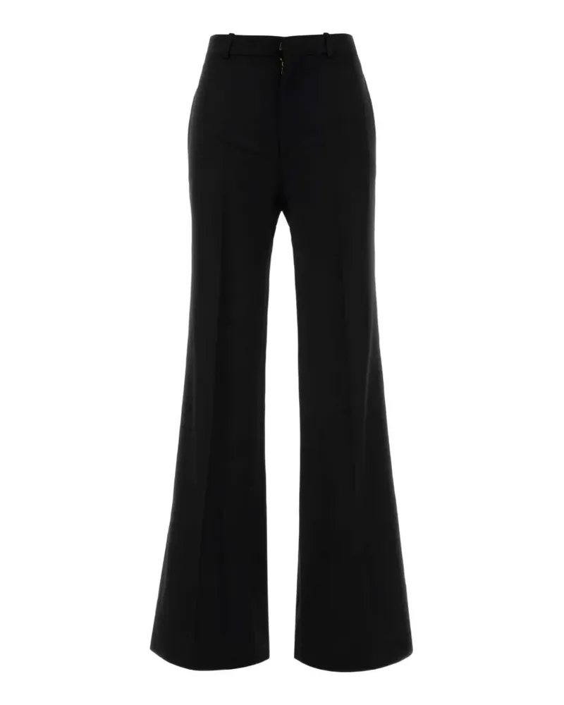 Chloé pressed-crease flared trousers - Schwarz Schwarz