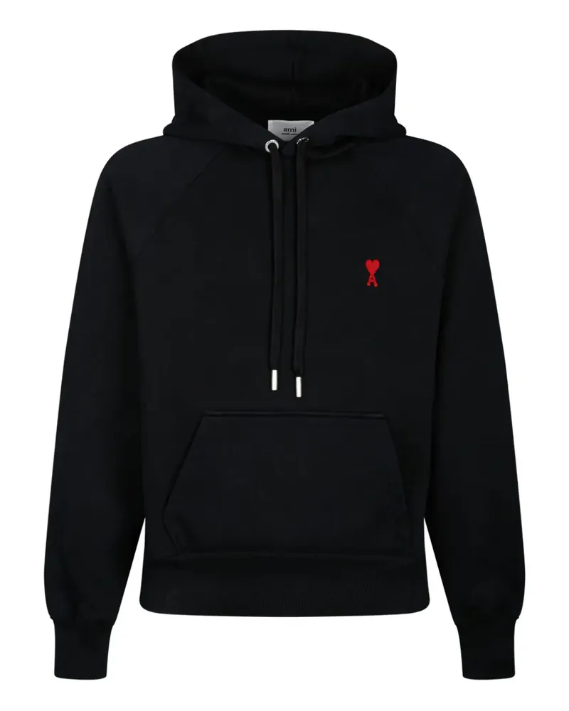 AMI Paris Hoodie aus Bio-Baumwolle - Schwarz Schwarz